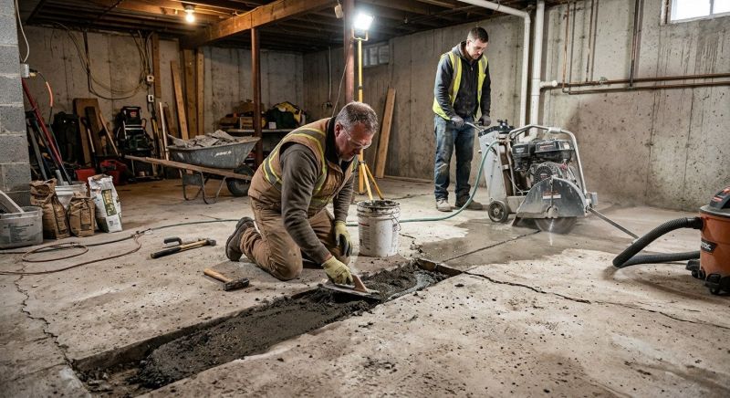 Slab Foundation Repair in Hershey, PA