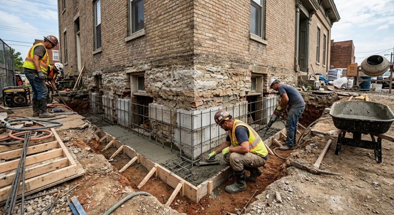 Underpinning Repair in Hershey, PA