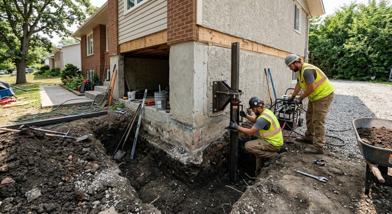 Underpinning Repair in Hershey, PA